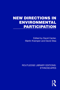 Cover image: New Directions in Environmental Participation 1st edition 9781032816463