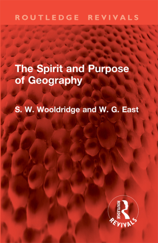 Cover image: The Spirit and Purpose of Geography 1st edition 9781032861760