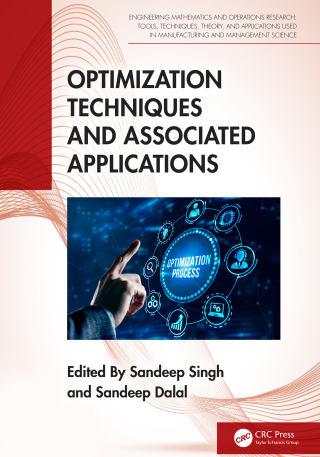 Cover image: Optimization Techniques and Associated Applications 1st edition 9781032522524