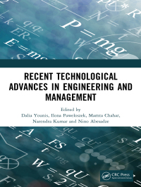 Cover image: Recent Technological Advances in Engineering and Management 1st edition 9781032872025