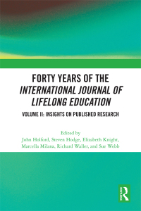 صورة الغلاف: Forty Years of the International Journal of Lifelong Education, Volume II 1st edition 9781032854304