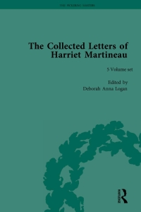 صورة الغلاف: The Collected Letters of Harriet Martineau 1st edition 9781851968046