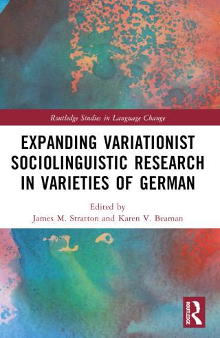 Omslagafbeelding: Expanding Variationist Sociolinguistic Research in Varieties of German 1st edition 9781032456591