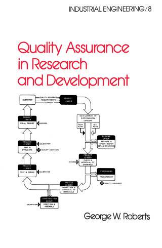 Cover image: Quality Assurance in Research and Development 1st edition 9780367846923