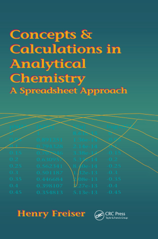 Cover image: Concepts & Calculations in Analytical Chemistry, Featuring the Use of Excel 1st edition 9781138402515