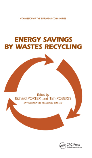 Imagen de portada: Energy Savings by Wastes Recycling 1st edition 9780853343530