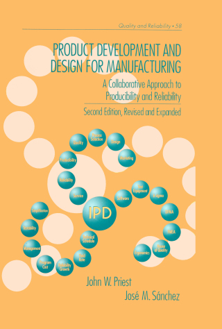Cover image: Product Development and Design for Manufacturing 2nd edition 9781138582309