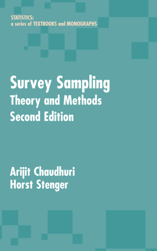 Cover image: Survey Sampling 2nd edition 9780824757540