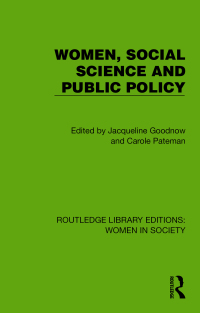 Cover image: Women, Social Science and Public Policy 1st edition 9781032857848