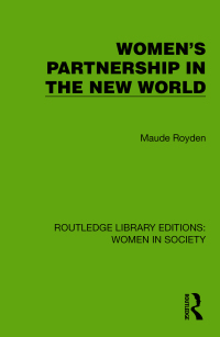 Immagine di copertina: Women's Partnership in the New World 1st edition 9781032868264