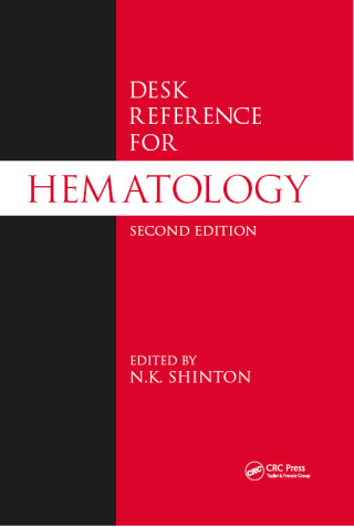 Cover image: Desk Reference for Hematology 2nd edition 9780849333934