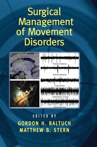 Cover image: Surgical Management of Movement Disorders 1st edition 9780849353130
