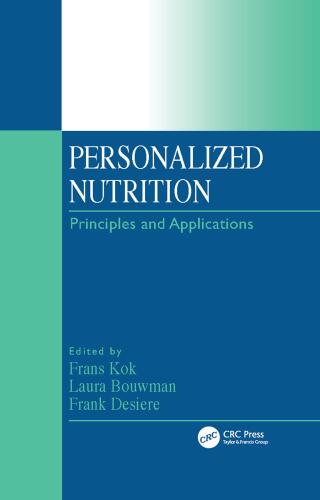 Imagen de portada: Personalized Nutrition 1st edition 9780367388713
