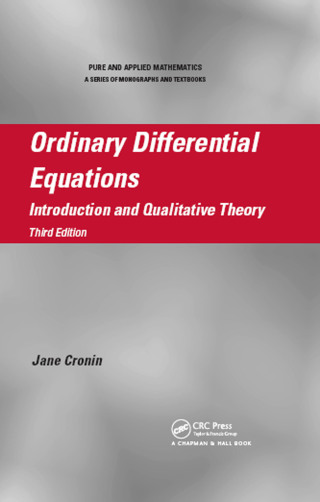 Cover image: Ordinary Differential Equations 3rd edition 9780824723378