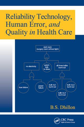 Imagen de portada: Reliability Technology, Human Error, and Quality in Health Care 1st edition 9780367387754