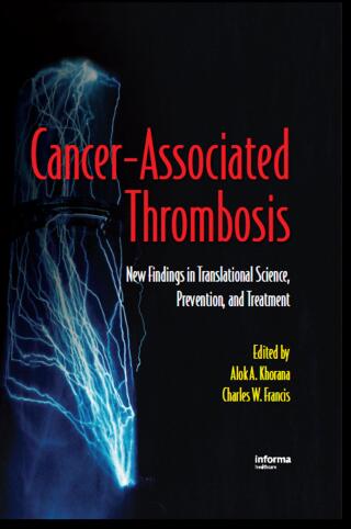 Imagen de portada: Cancer-Associated Thrombosis 1st edition 9781420077049