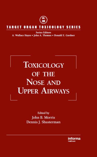 Cover image: Toxicology of the Nose and Upper Airways 1st edition 9780367384500