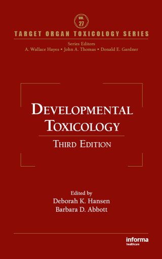 Cover image: Developmental Toxicology 3rd edition 9781420054378
