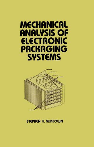 Imagen de portada: Mechanical Analysis of Electronic Packaging Systems 1st edition 9780824770334