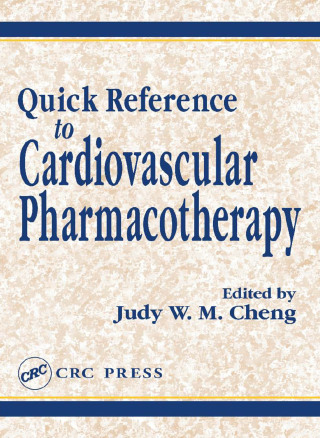Imagen de portada: Quick Reference to Cardiovascular Pharmacotherapy 1st edition 9781587160448