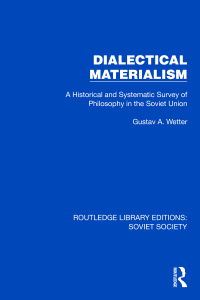 Immagine di copertina: Dialectical Materialism 1st edition 9781032862859