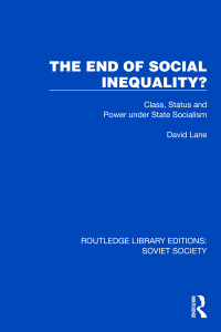 Imagen de portada: The End of Social Inequality? 1st edition 9781032880594