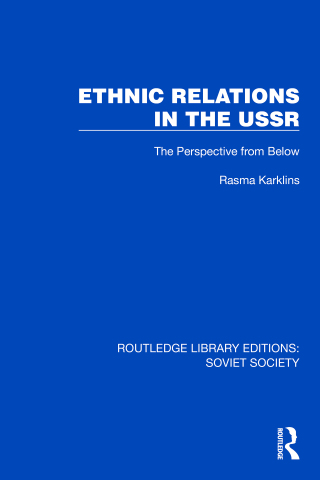 Imagen de portada: Ethnic Relations in the USSR 1st edition 9781032878607