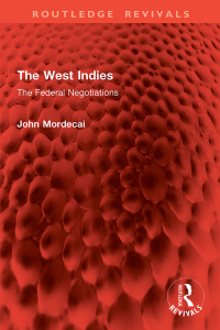 Cover image: The West Indies 1st edition 9781032885971