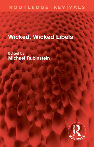 Imagen de portada: Wicked, Wicked Libels 1st edition 9781032861425