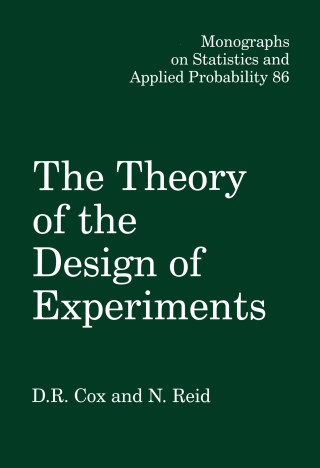 Titelbild: The Theory of the Design of Experiments 1st edition 9781584881957
