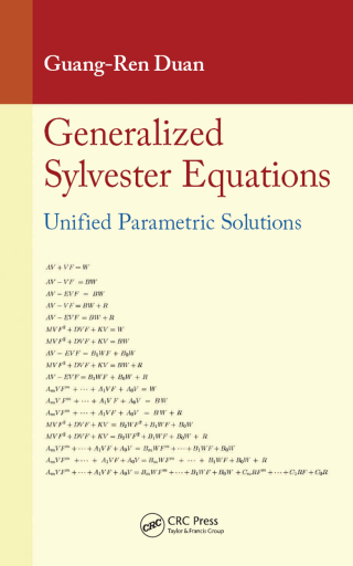Imagen de portada: Generalized Sylvester Equations 1st edition 9781482243963