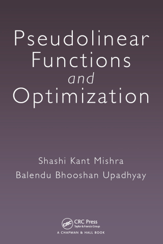 Imagen de portada: Pseudolinear Functions and Optimization 1st edition 9781482255737
