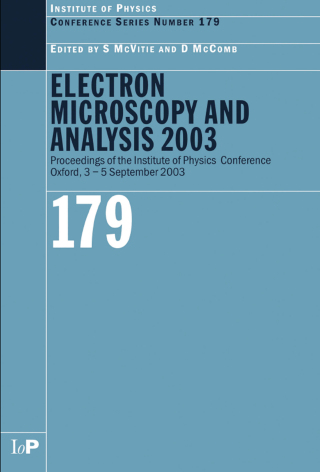 Cover image: Electron Microscopy and Analysis 2003 1st edition 9780367394530