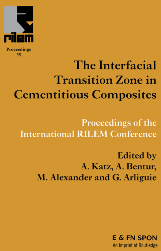Imagen de portada: Interfacial Transition Zone in Cementitious Composites 1st edition 9780367865948