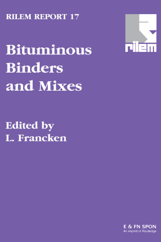 Cover image: Bituminous Binders and Mixes 1st edition 9780419228707
