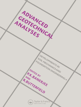 Imagen de portada: Advanced Geotechnical Analyses 1st edition 9781851666232