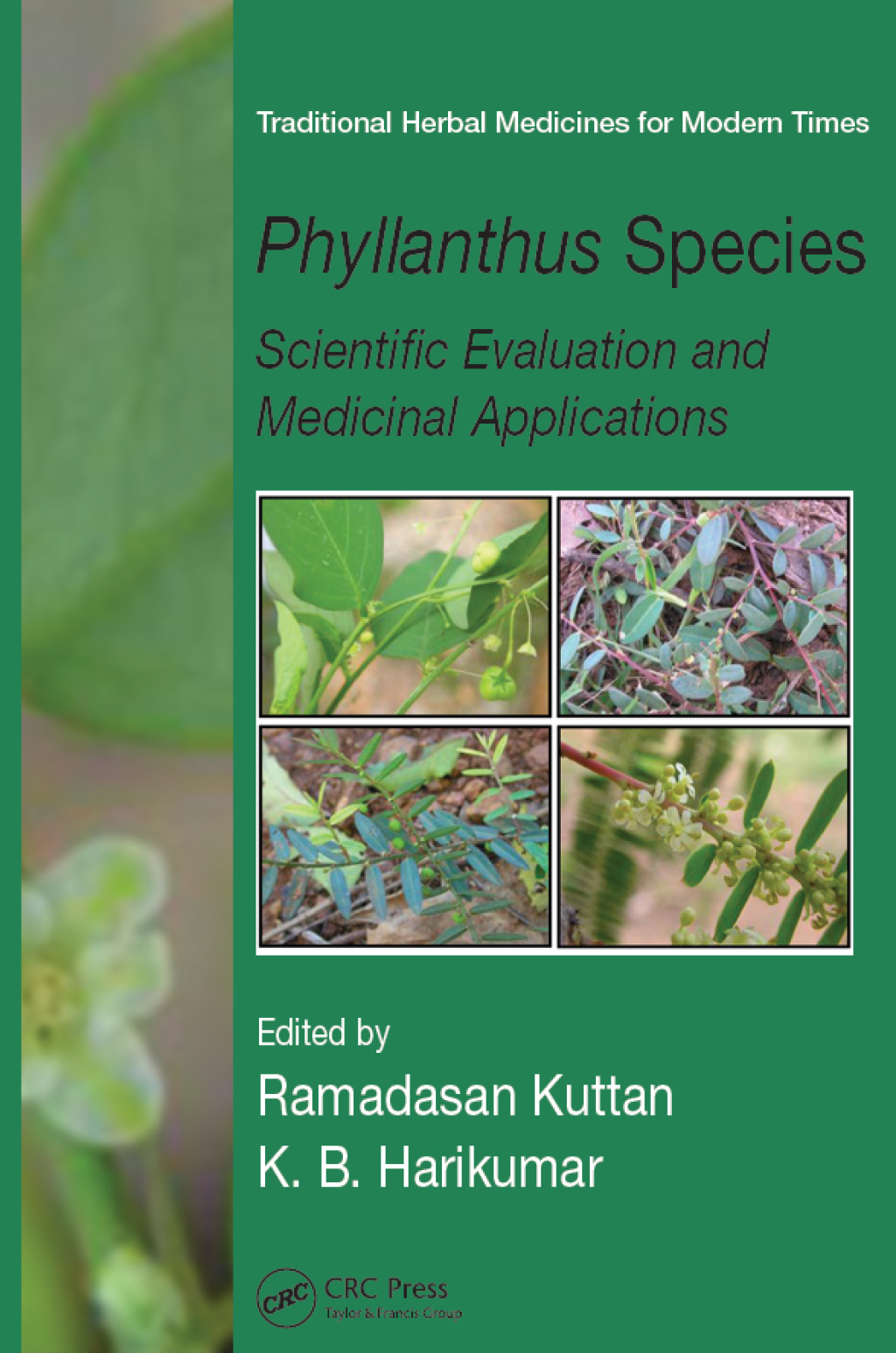 Phyllanthus Species Scientific Evaluation and Medicinal Applications 1st Edition
