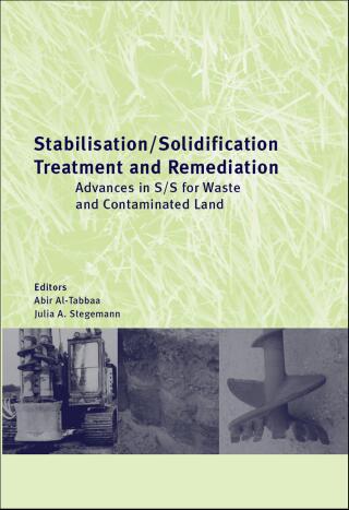 Imagen de portada: Stabilisation/Solidification Treatment and Remediation 1st edition 9780415374606