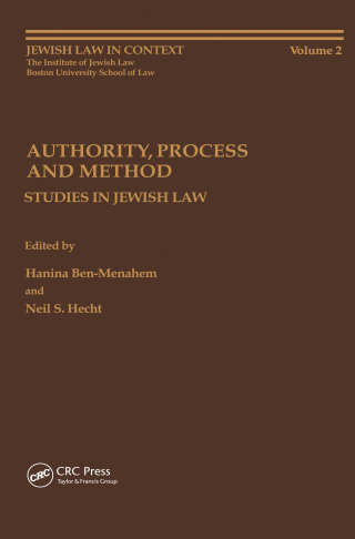 Cover image: Authority, Process and Method 1st edition 9789057025525