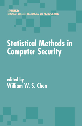 Cover image: Statistical Methods in Computer Security 1st edition 9780367578114