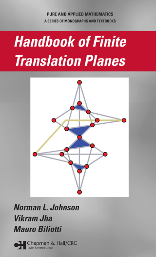 Cover image: Handbook of Finite Translation Planes 1st edition 9781584886051