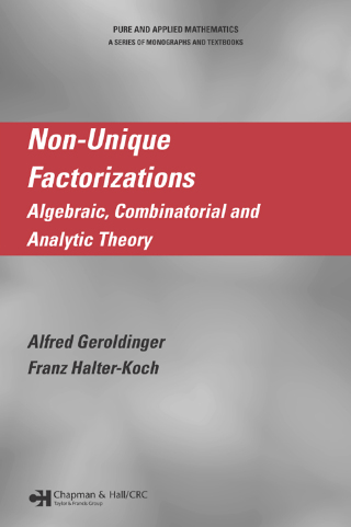 Cover image: Non-Unique Factorizations 1st edition 9780367832674