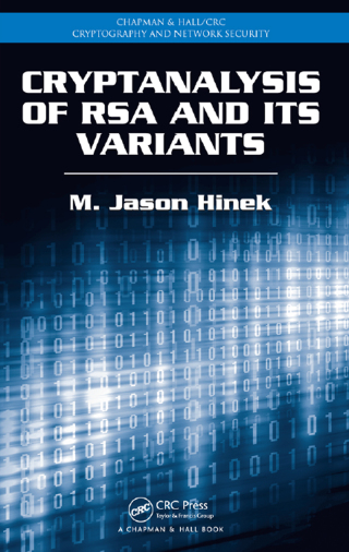 Cover image: Cryptanalysis of RSA and Its Variants 1st edition 9780367829889