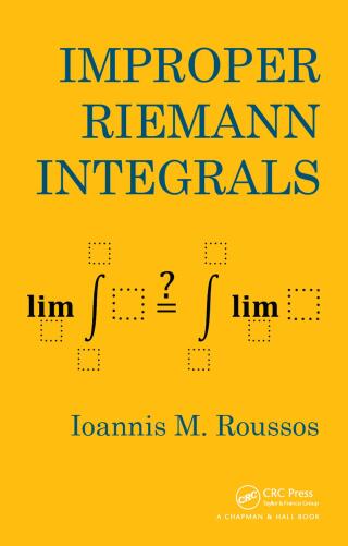 Cover image: Improper Riemann Integrals 1st edition 9781032032054