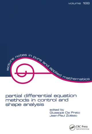 Titelbild: partial differential equation methods in control and shape analysis 1st edition 9780367837679