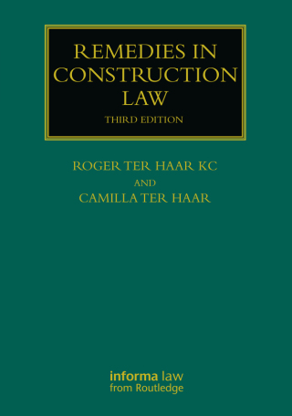 Imagen de portada: Remedies in Construction Law 3rd edition 9781032636610