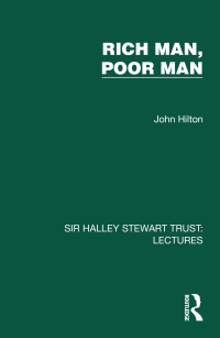 Cover image: Rich Man, Poor Man 1st edition 9781032880792