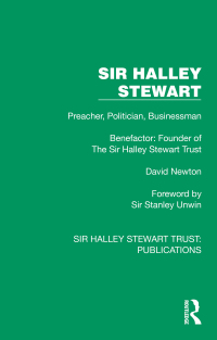 Cover image: Sir Halley Stewart 1st edition 9781032886435