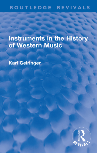 صورة الغلاف: Instruments in the History of Western Music 1st edition 9781032895468