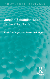 Cover image: Johann Sebastian Bach 1st edition 9781032895673